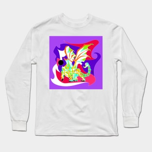 manticore ecopop in mexican colors art Long Sleeve T-Shirt